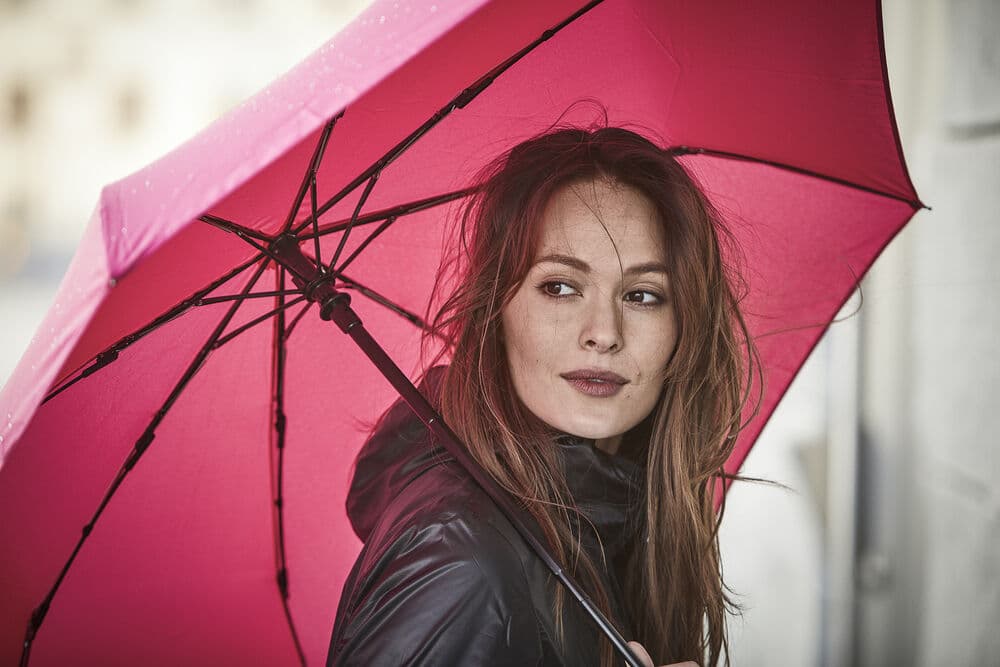 Stratus Umbrella, På modell 1