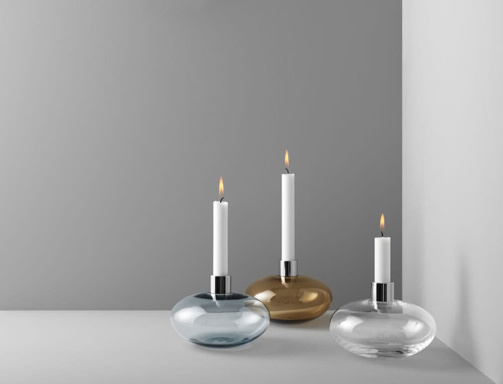 Pluto Candle Holder Clear, På modell 1