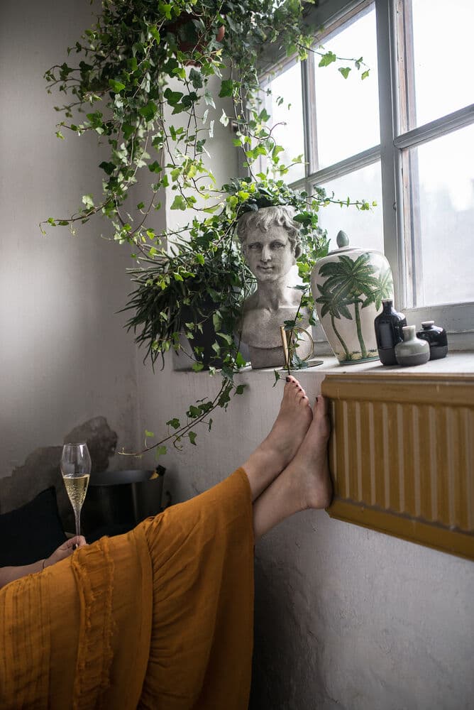 Champagneglass Bubbles, På modell 2