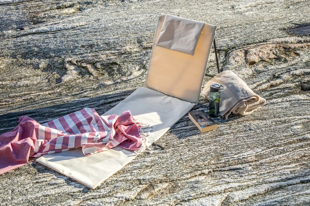 Strandmadrass, På modell 1