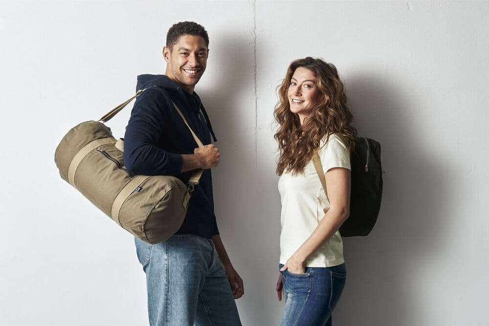 Canvas Daypack (GOTS), På modell 3
