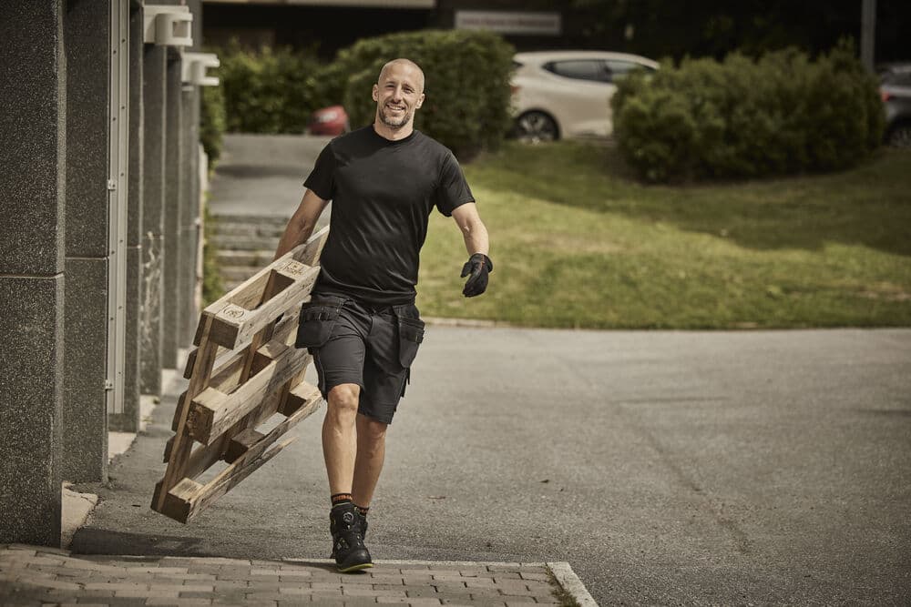 Craftsman Shorts stretch, På modell 3