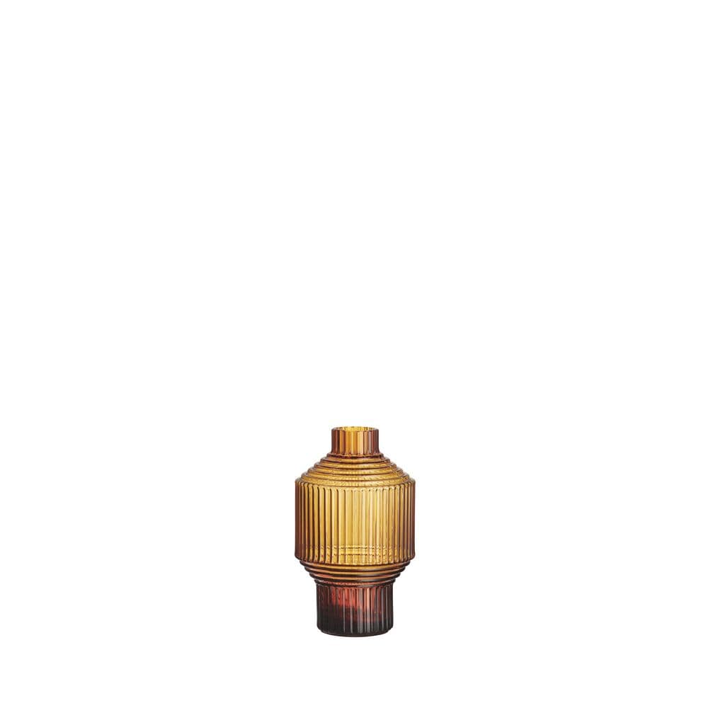 Pavilion vase mørk rav 134 mm, På modell 1