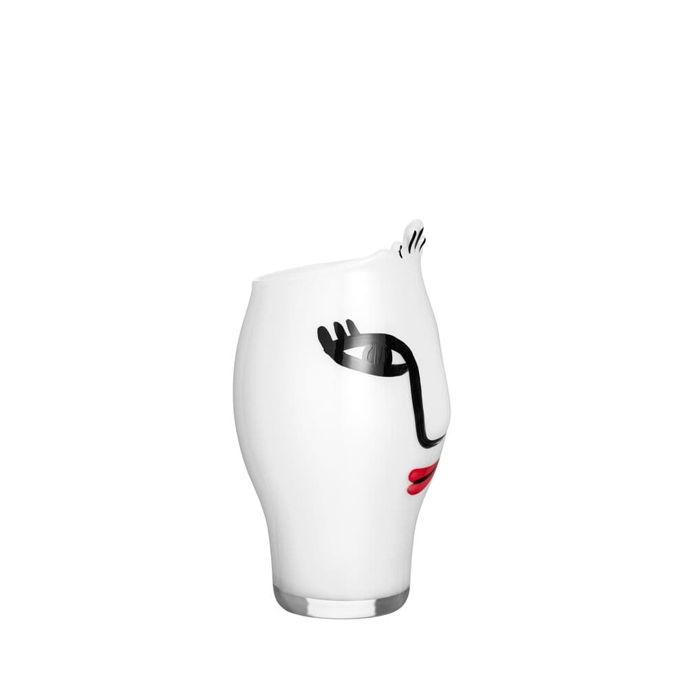 Open Minds Hvit Vase H 250 mm, På modell 3