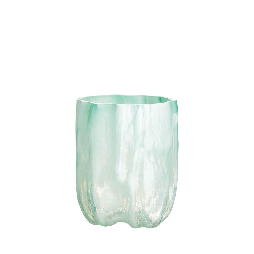 Crackle vase jadegrønn 270mm, På modell 1