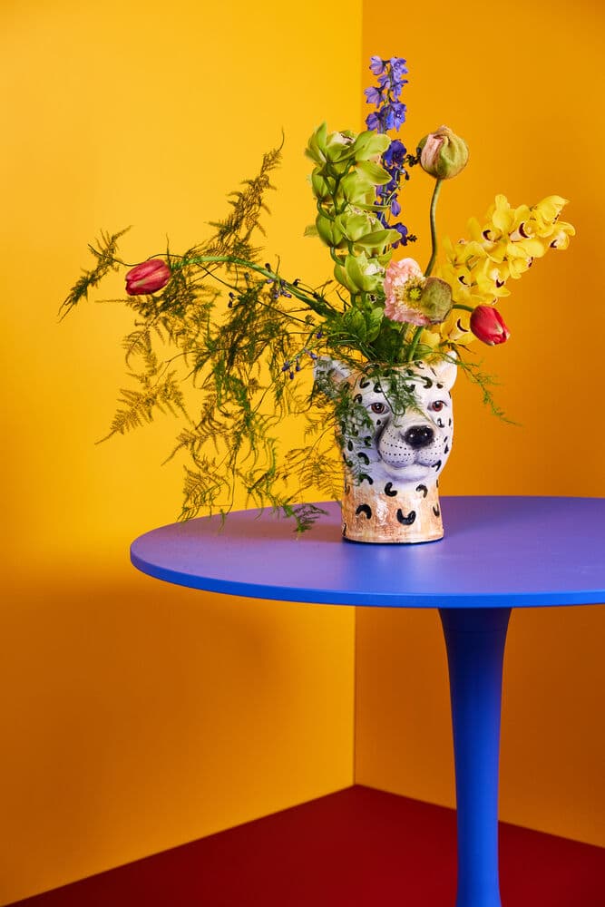 Vase Cheetah Large, På modell 3