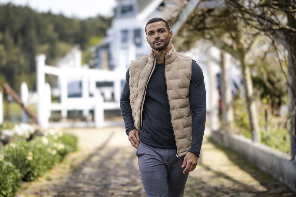 Baker Vest Men, På modell 1
