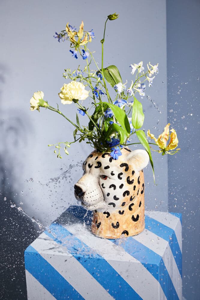 Vase Cheetah Large, På modell 4