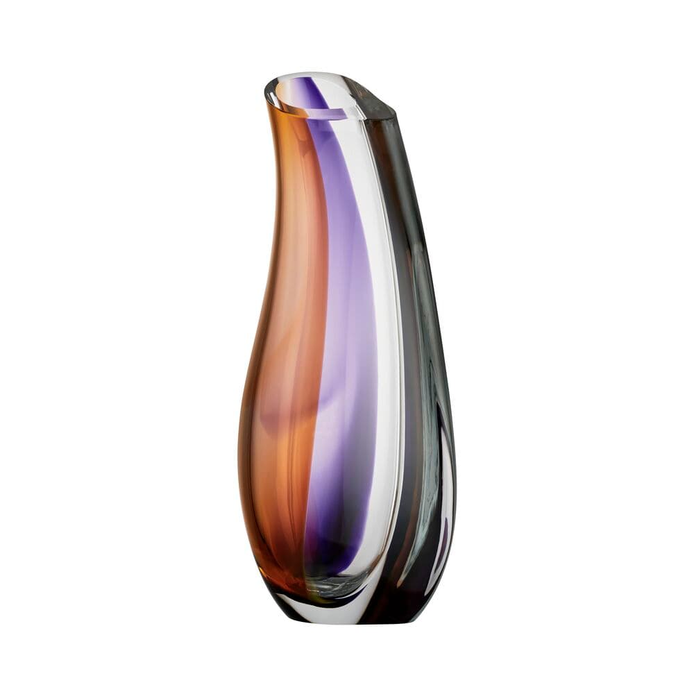 Orchid Lilla/Gul-ornage Vase H 370 mm, På modell 1