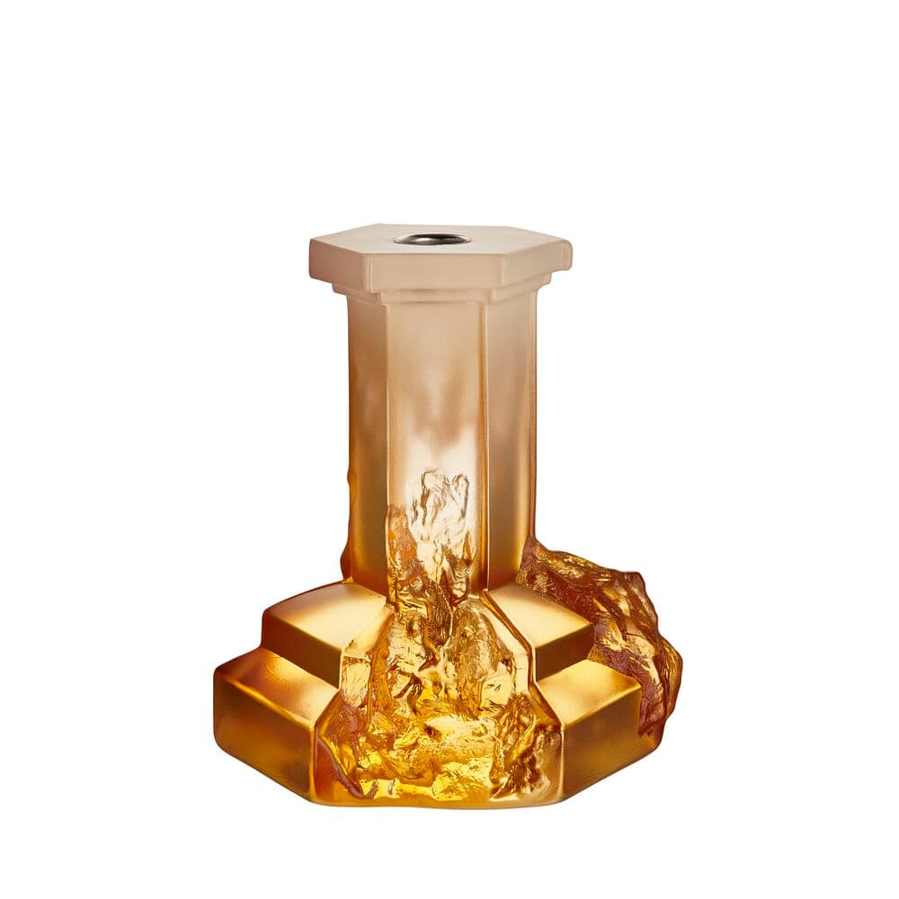 Rocky Baroque candlestick amber haze 175mm, På modell 1