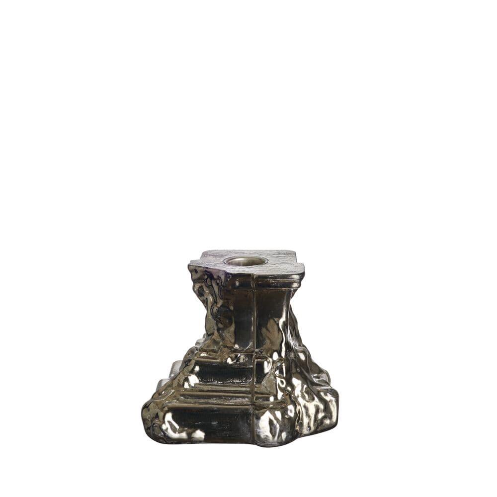 Rocky Baroque candlestick glossy glaze 95mm, På modell 1