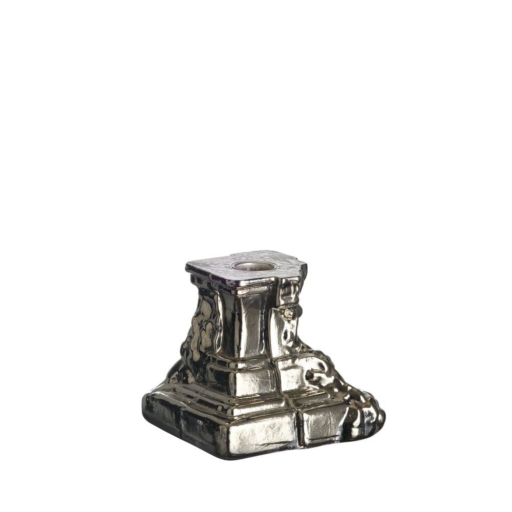 Rocky Baroque candlestick glossy glaze 95mm, På modell 3