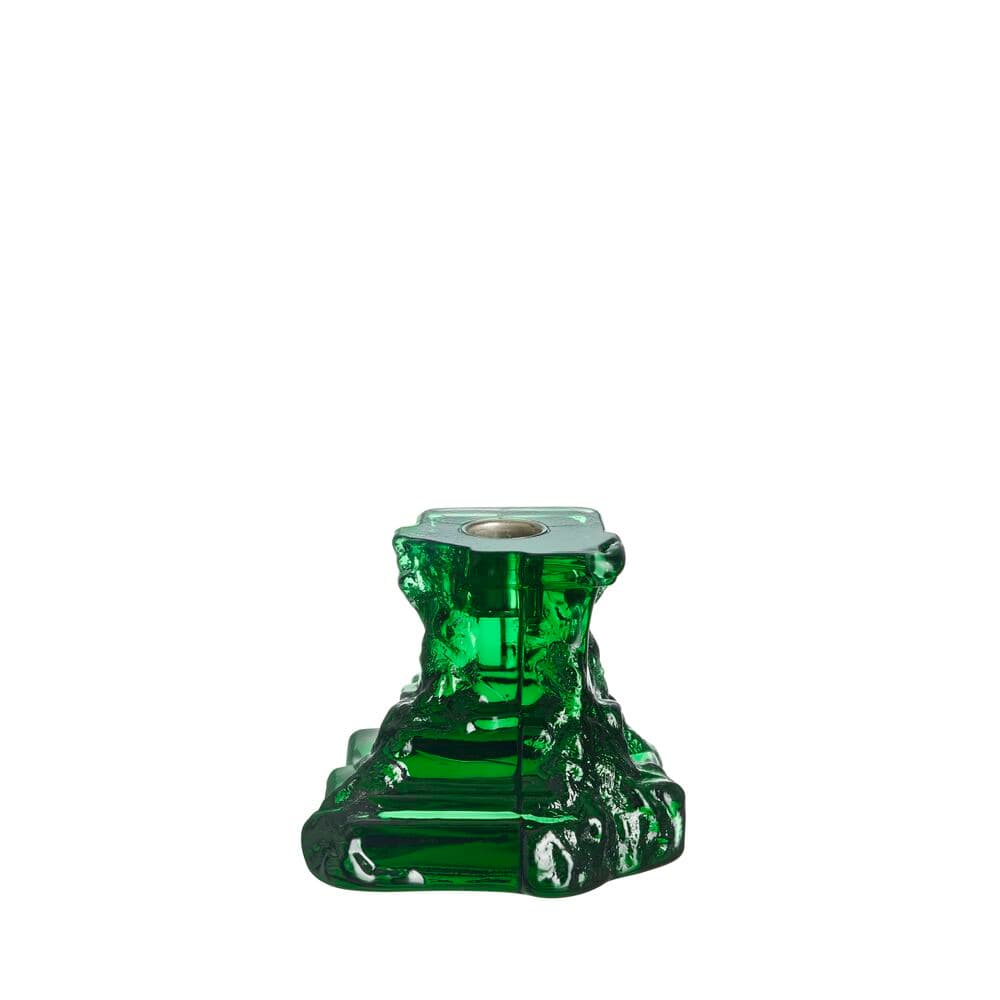 Rocky Baroque candlestick emerald green 95mm, På modell 2
