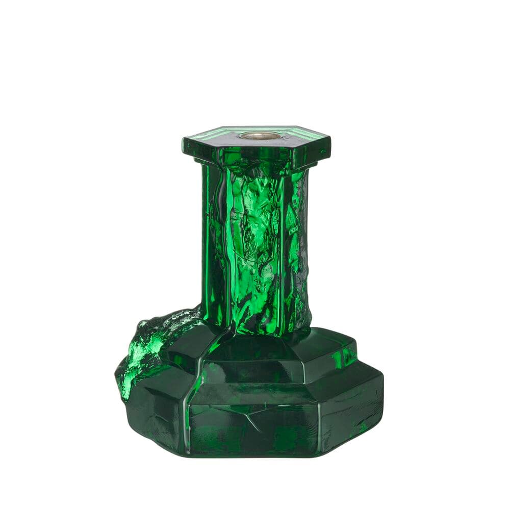 Rocky Baroque candlestick emerald green 175mm, På modell 1