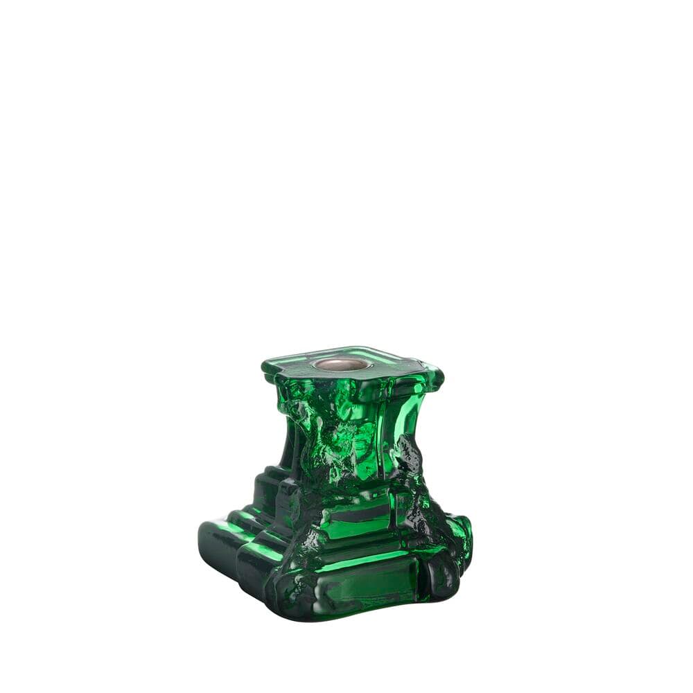 Rocky Baroque candlestick emerald green 95mm, På modell 1