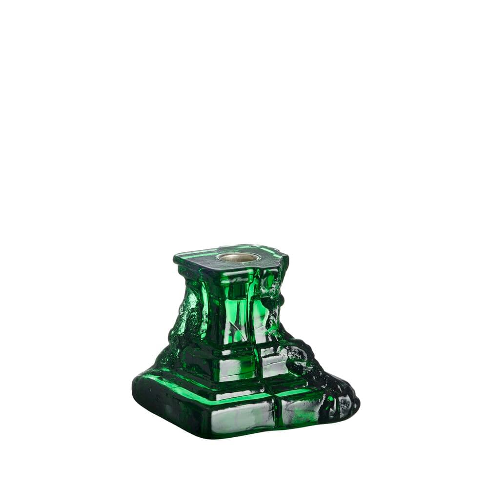 Rocky Baroque candlestick emerald green 95mm, På modell 3