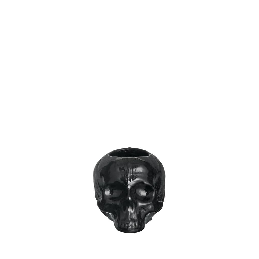 Still Life skull votive black 85mm, På modell 1