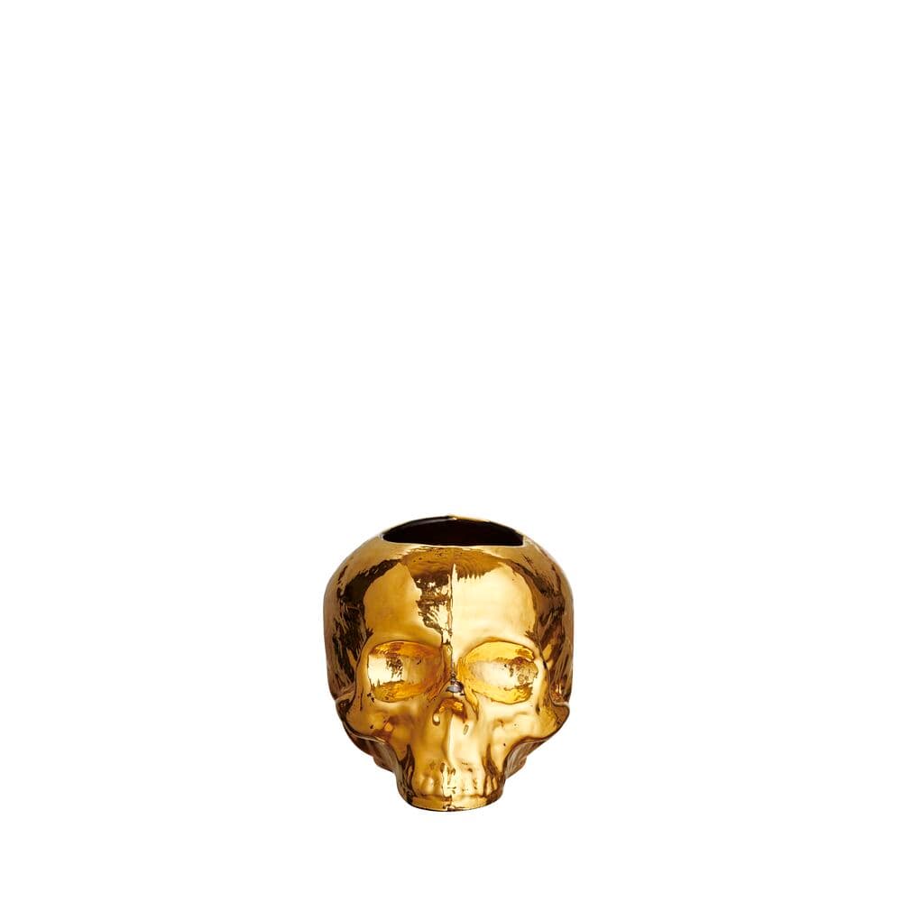 Still Life skull votive gold 85mm, På modell 1