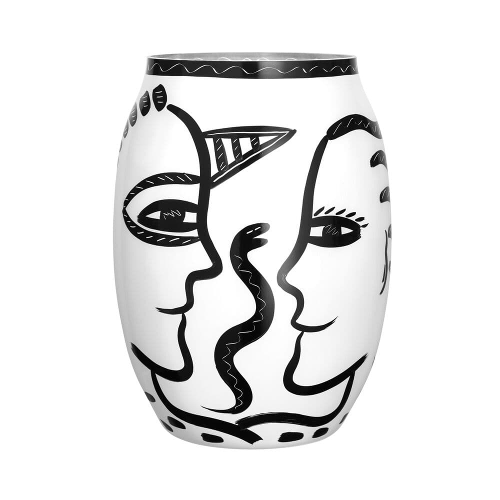 Caramba Hvit Vase H 340 mm, På modell 1
