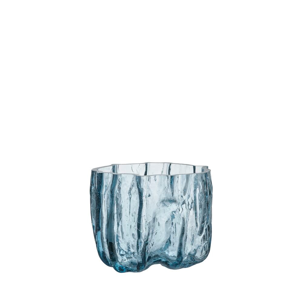 Crackle vase, sirkulert glass 175 mm, På modell 1