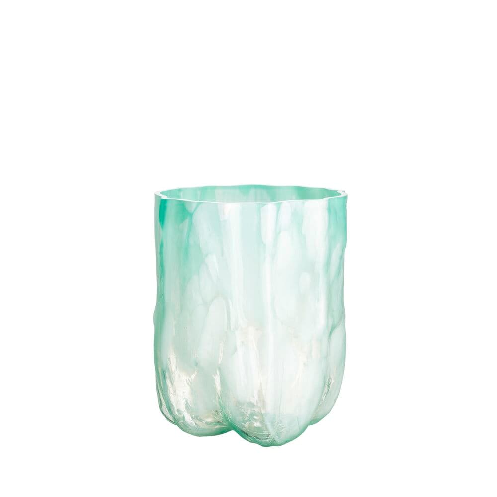Crackle vase jadegrønn 270mm, På modell 3