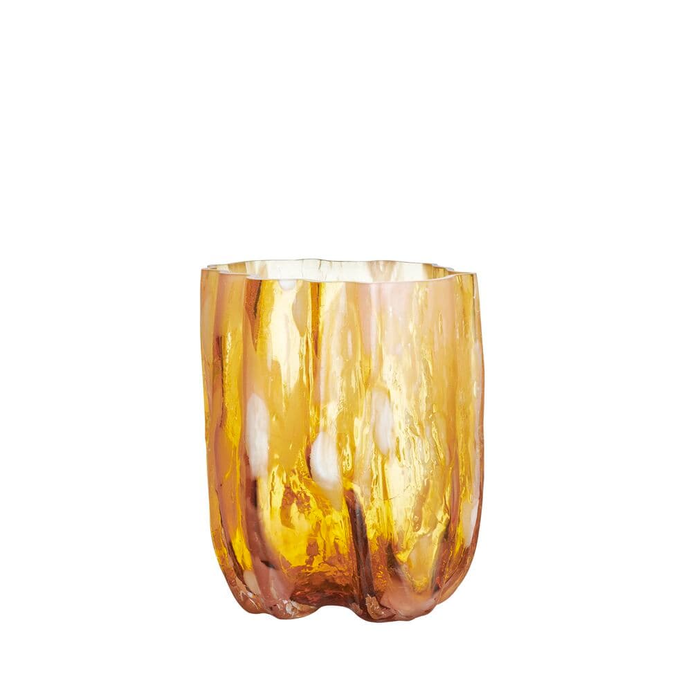 Crackle vase rav/flamingo 270mm, På modell 3