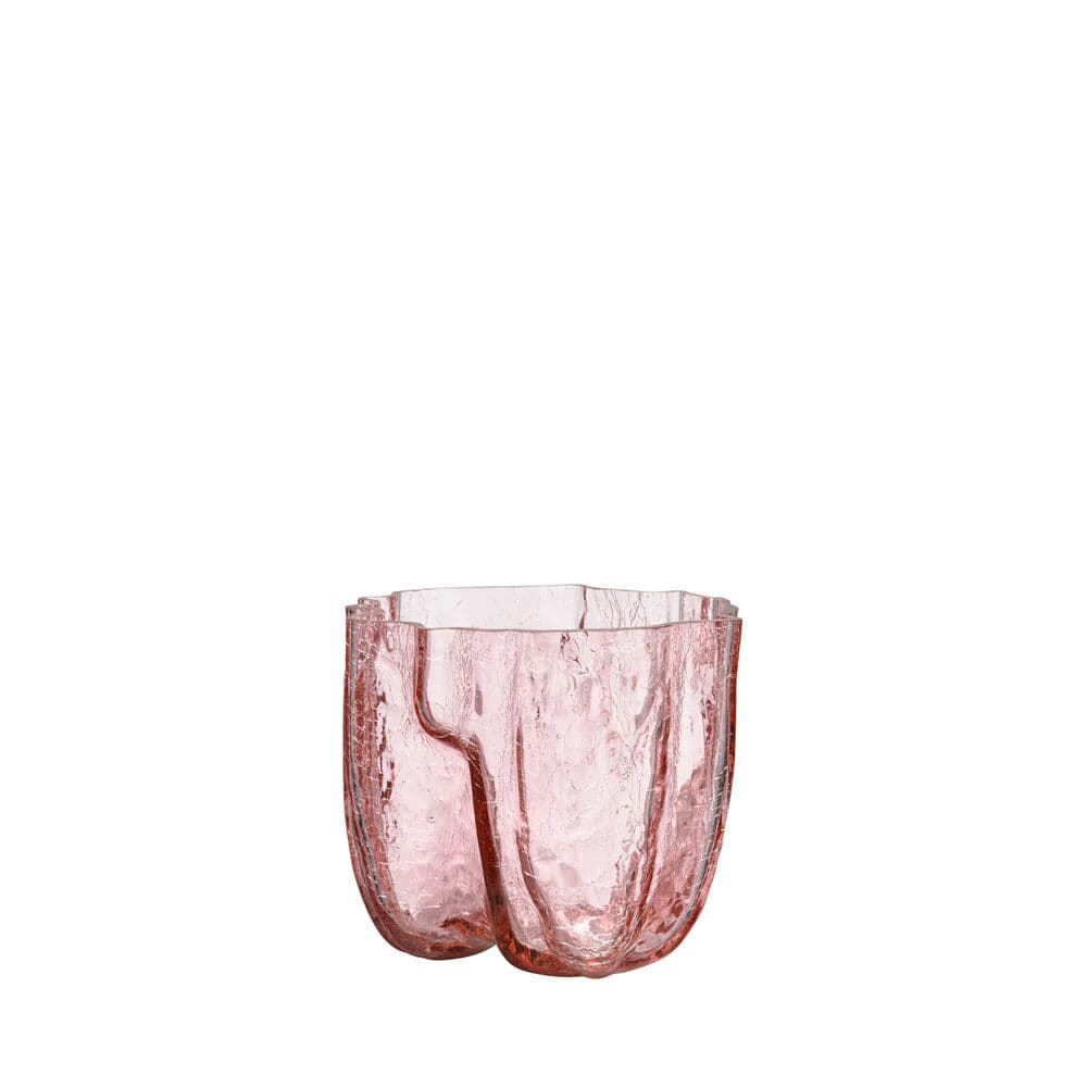 Crackle vase, grønn 175 mm, På modell 5