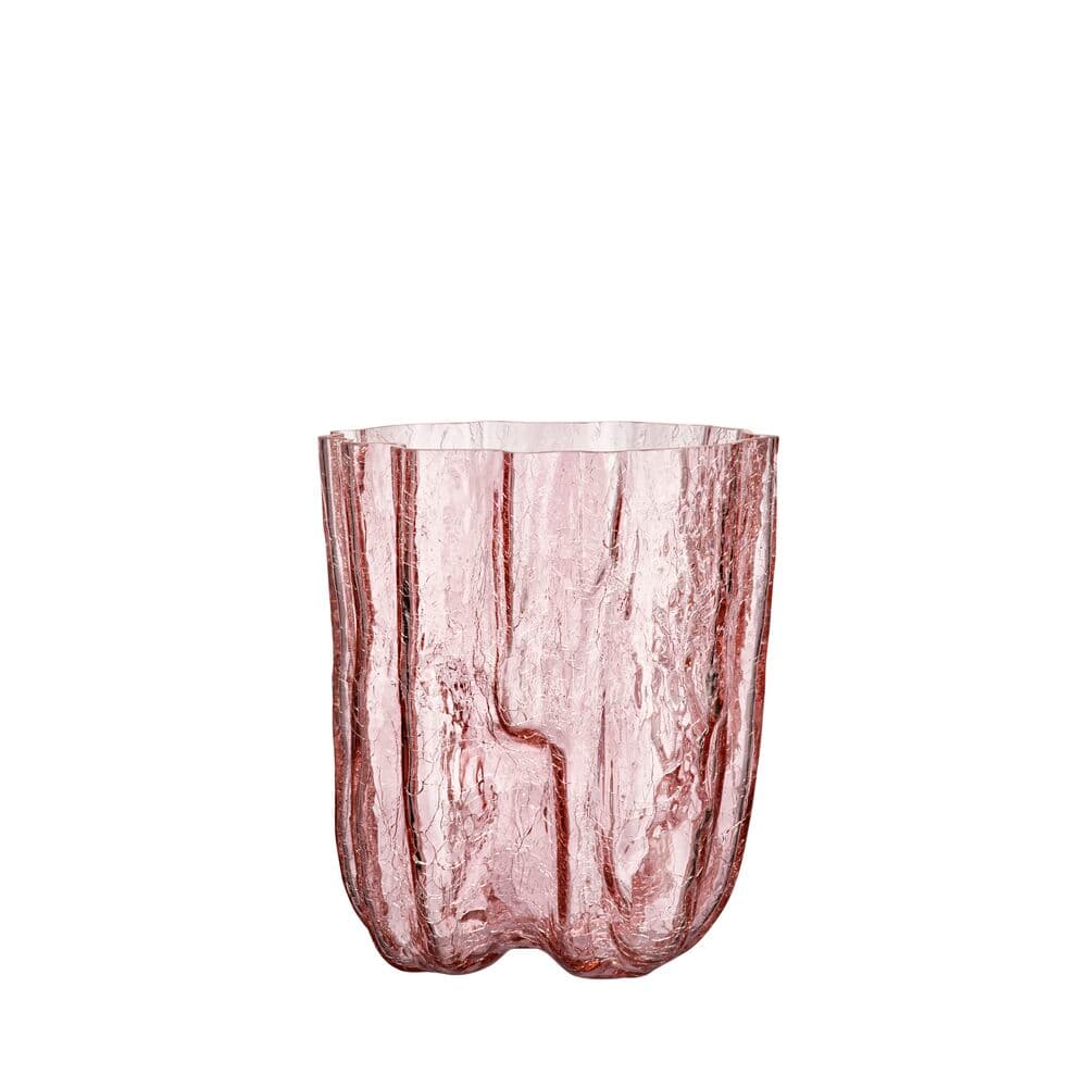 Crackle vase rosa h 270 mm, På modell 3