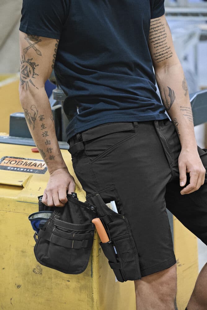 Craftsman Shorts stretch, På modell 4