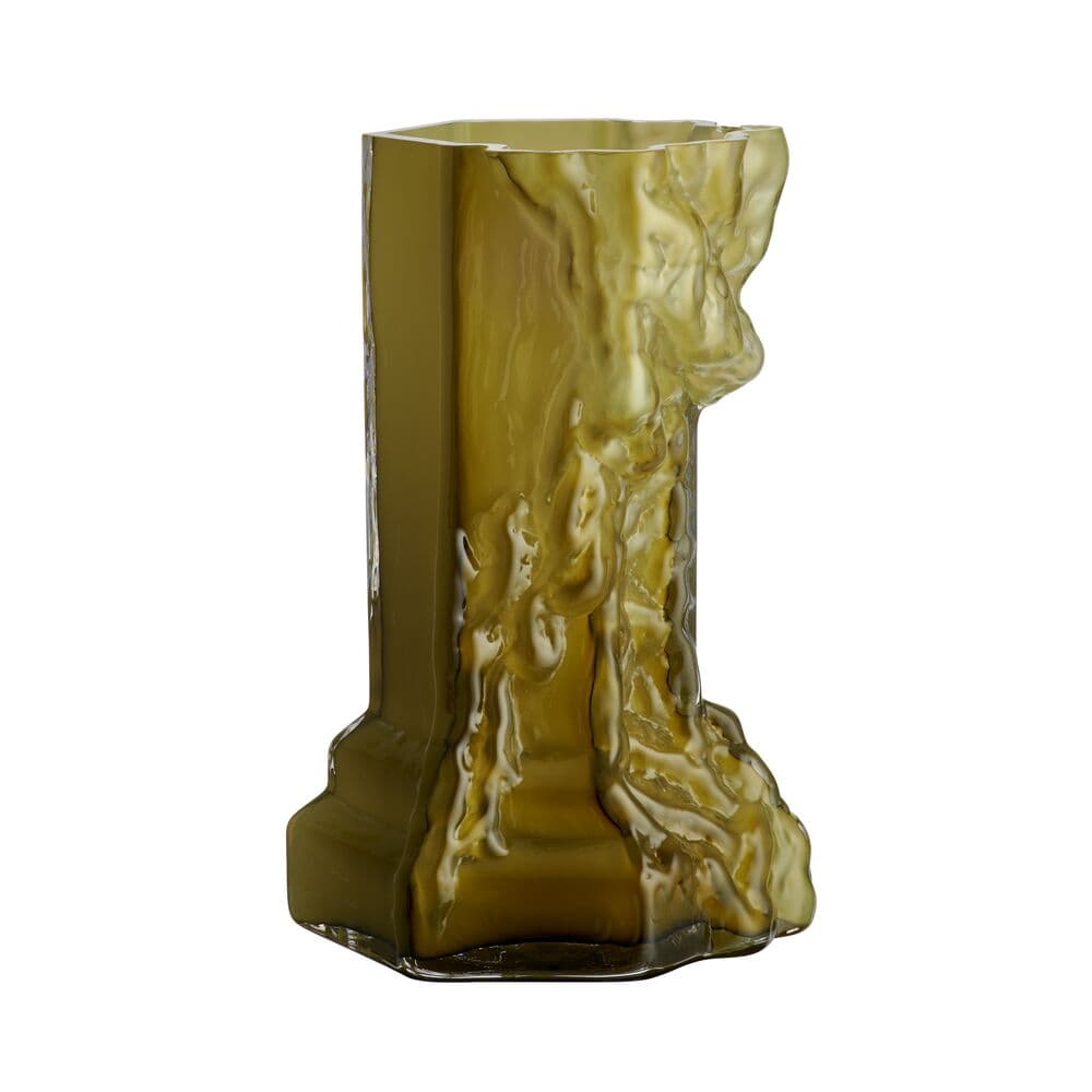 Rocky Baroque vase olive 350mm, På modell 1