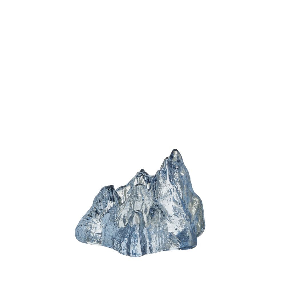 The Rock lyslykt ice blue 91mm, På modell 1