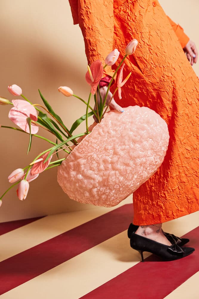 Vase Corallo L, På modell 2