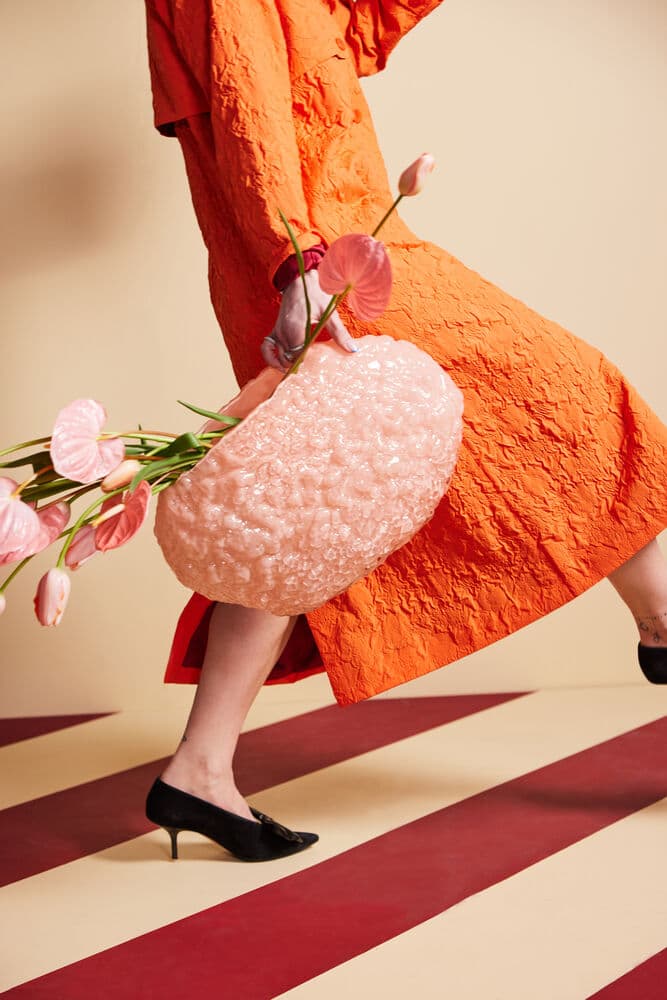 Vase Corallo L, På modell 6