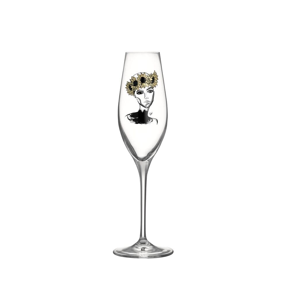 All About You / Let´s Celebrate You champagneglass 24 cl. 2-pk., På modell 1