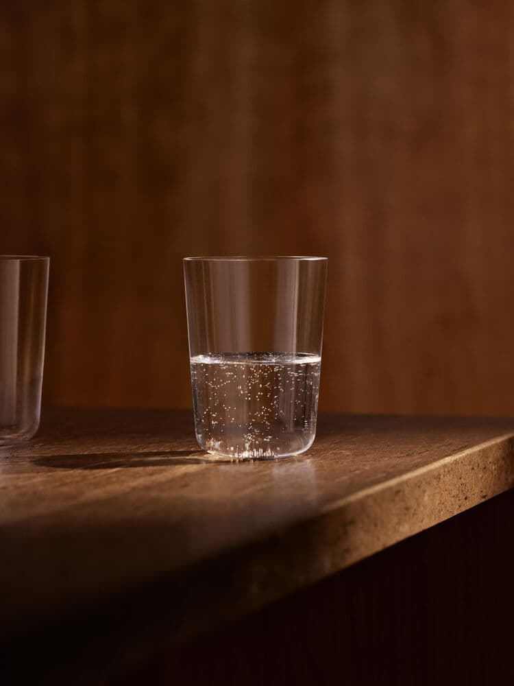 Orrefors x Björn Frantzén handmade edition vannglass 26cl, På modell 3