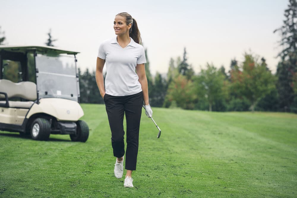 Virtue Polo V-neck Women, På modell 1