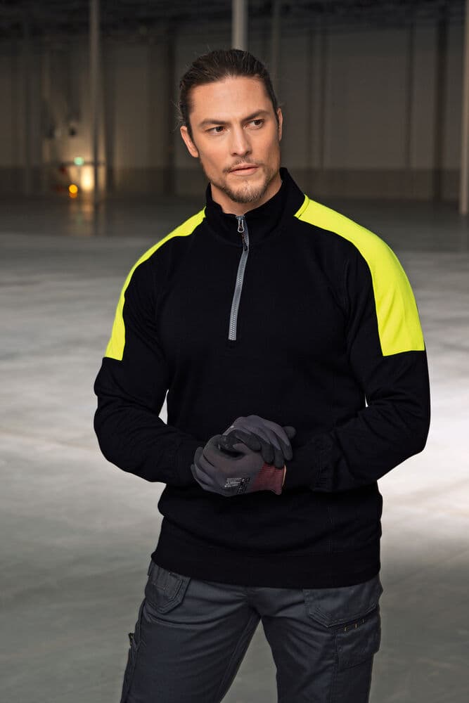 Sweatshirt 1/2 Zip, På modell 5