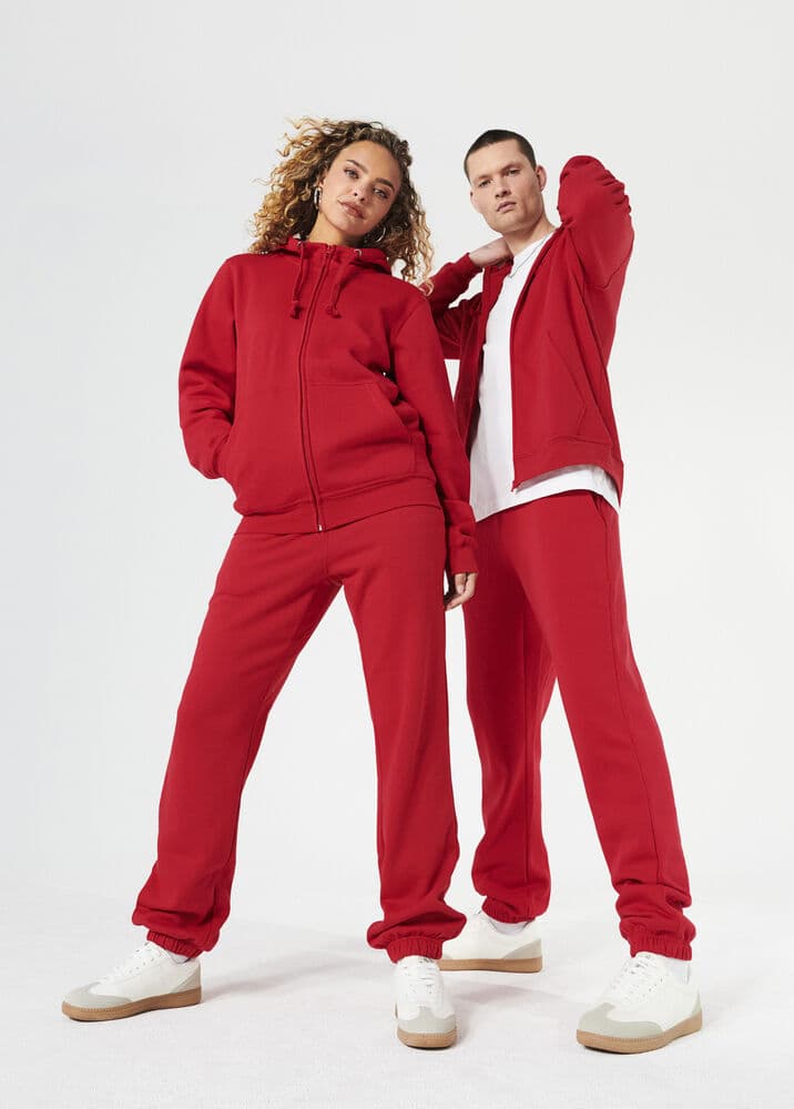 Basic Hoody Full Zip, På modell 1