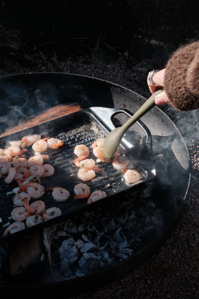 Isak grillplate, På modell 2